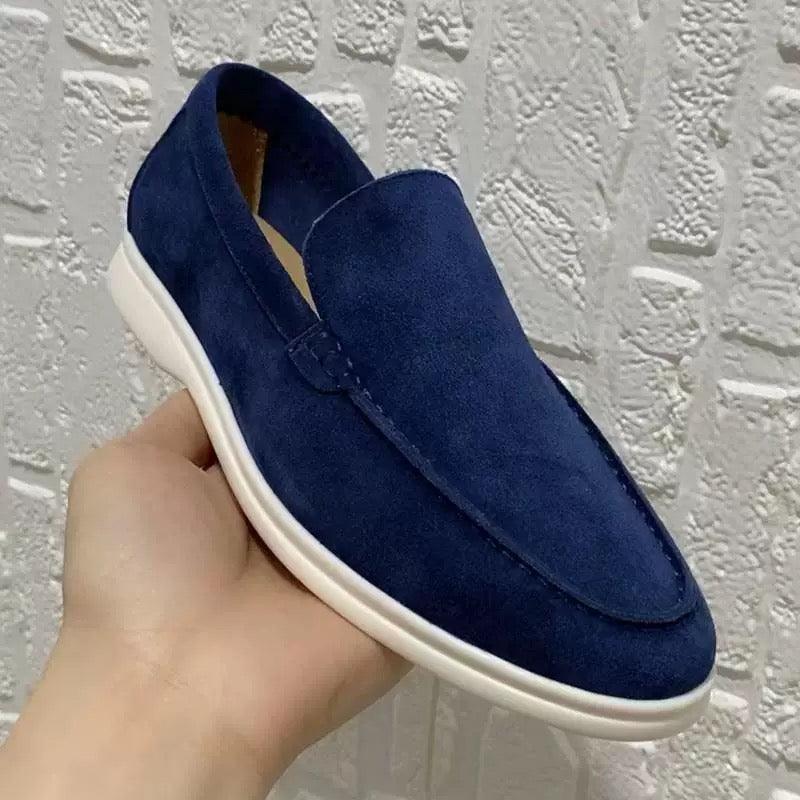 Clemens – Veloursleder Loafer Herren Bequem Zeitlos Büro