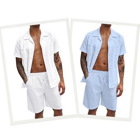 Benedict - Sommer Set: Hemd & Shorts für Herren