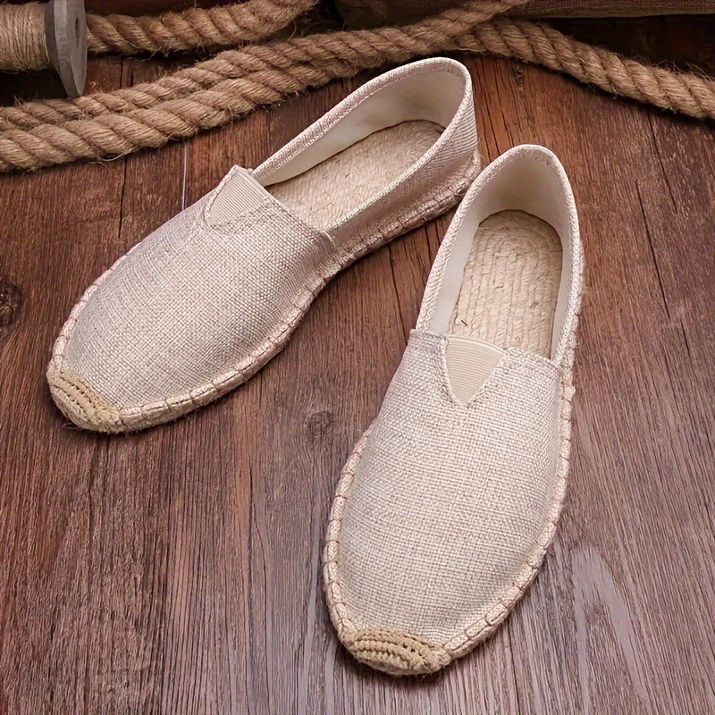 Cornel - Elegante Herren Espadrilles Beige