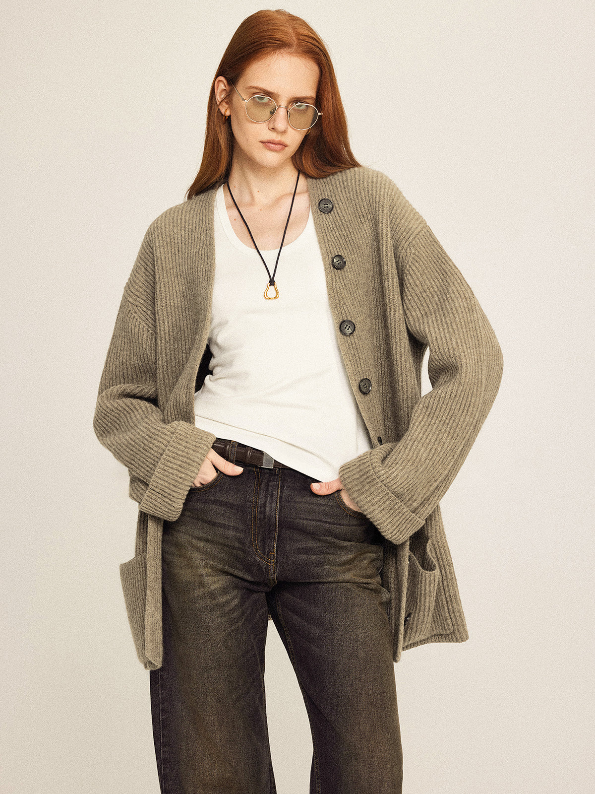 Norah - Klassische Damen Strickjacke im eleganten Stil