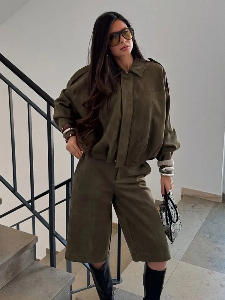 Nicolina - Damen Übergangsjacke im Vintage-Motorradstil