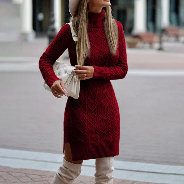 Petra – Elegantes Kleid für den Herbst-Winter