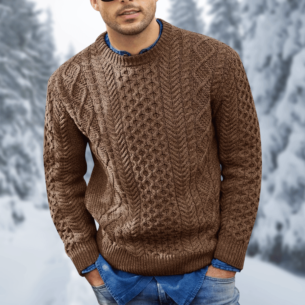 Tobias – Gemütlicher Pullover mit Strukturmuster für Herren