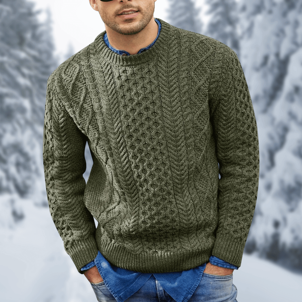 Tobias – Gemütlicher Pullover mit Strukturmuster für Herren