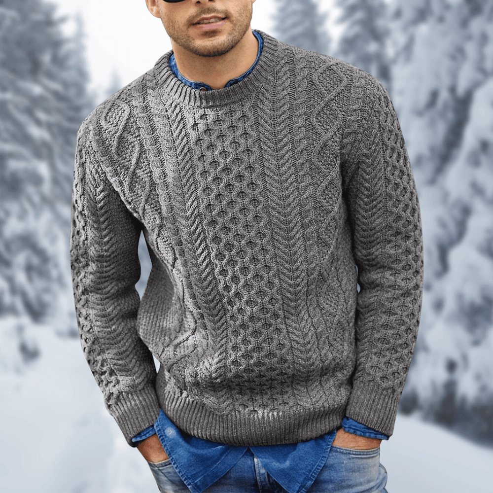 Tobias – Gemütlicher Pullover mit Strukturmuster für Herren