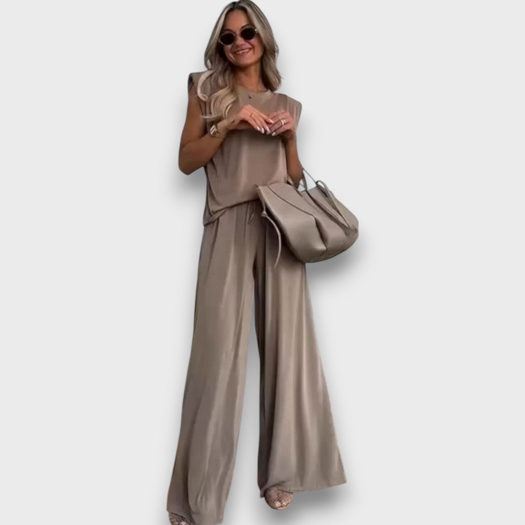 Dimy – Zweiteiliges Set für mühelosen Sommerstil Khaki