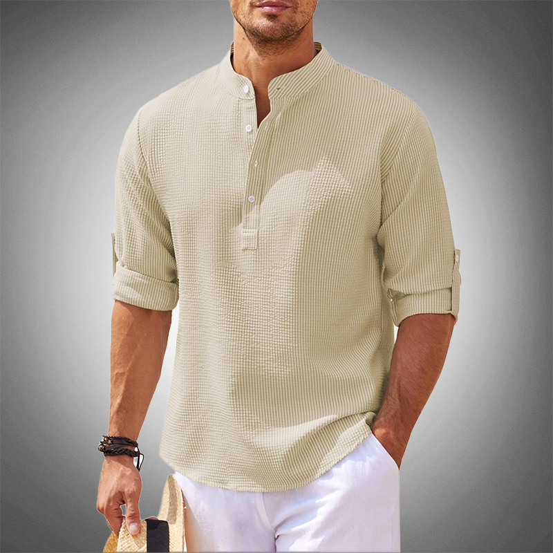 Dionys – Klassisches Herrenhemd mit Stil Beige