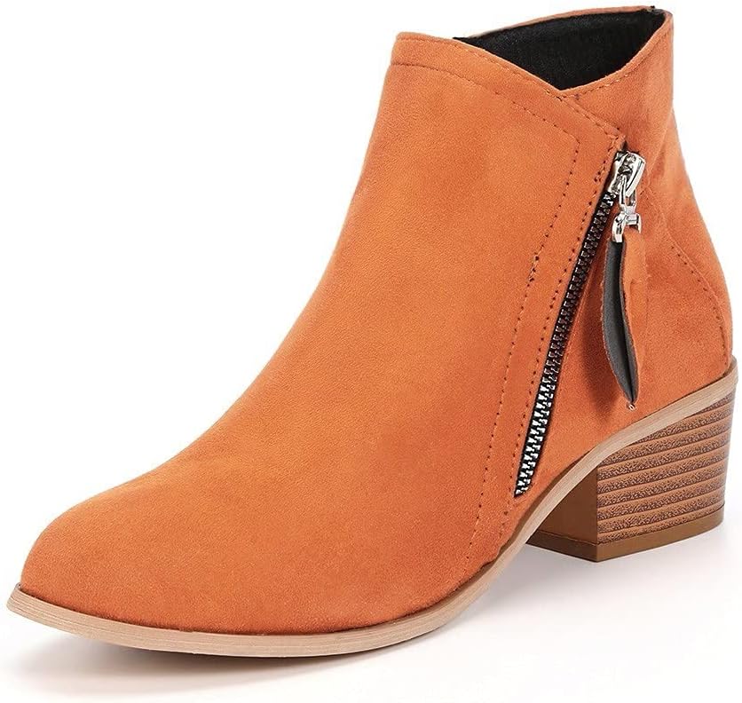 Dolores - Orthopädische Lederstiefel für Damen Orange