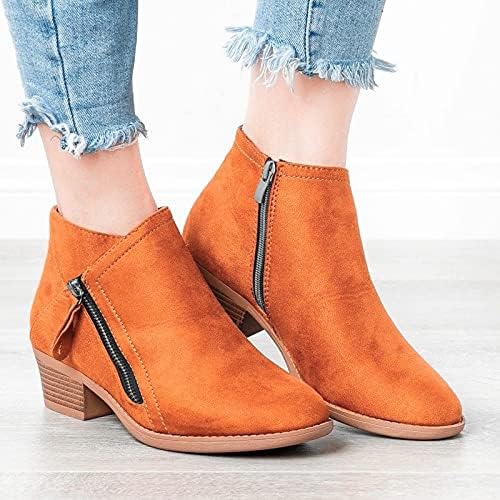 Dolores - Orthopädische Lederstiefel für Damen Orange 1