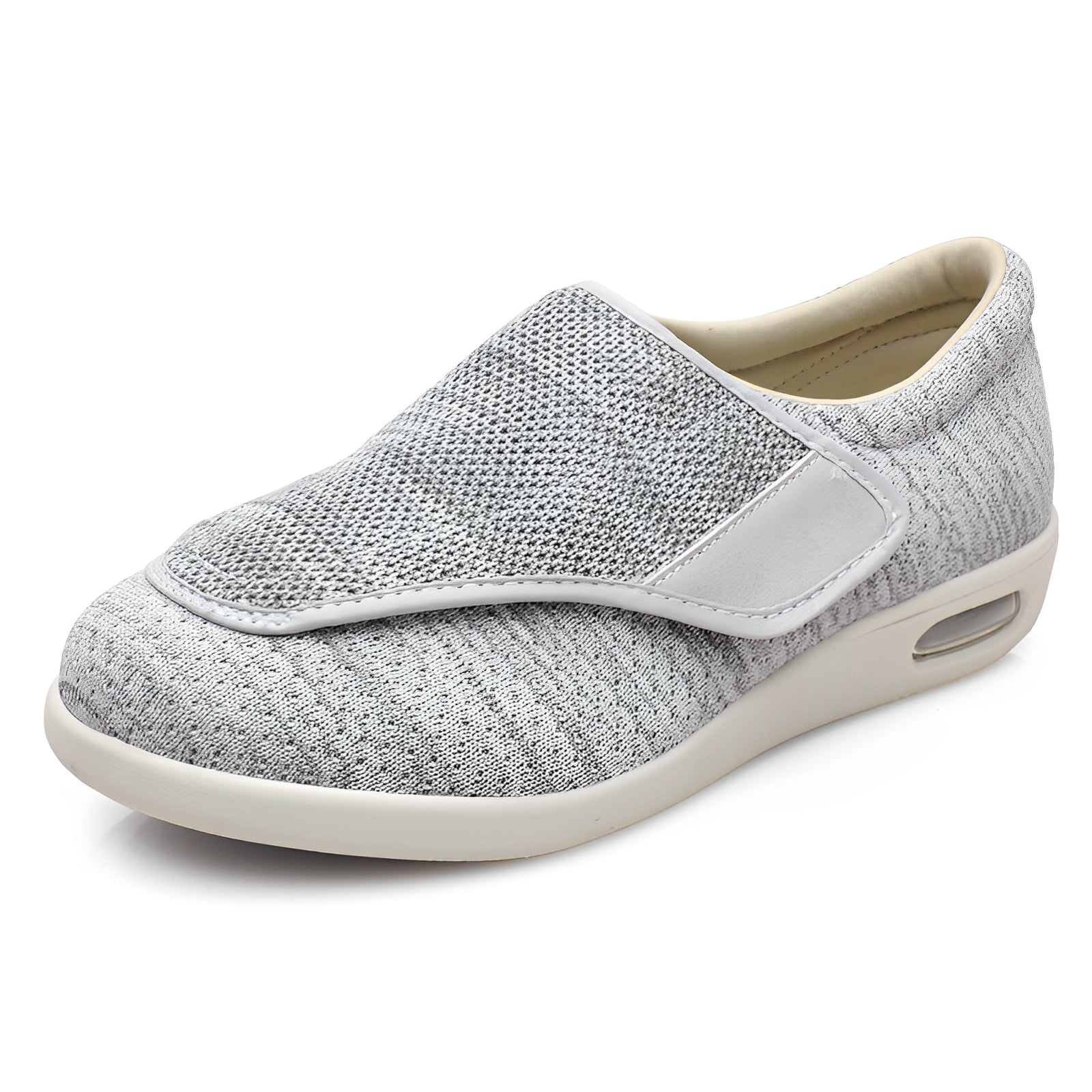 Edin - Bequeme, breite Unisex-Orthopädieschuhe Hellgrau