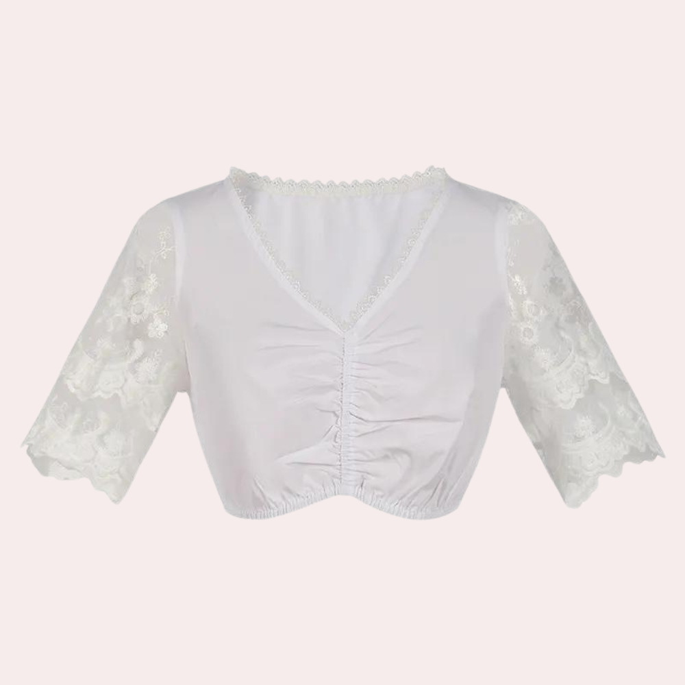 Selina – Dirndlkleid Damen Blumenstickerei Romantisch Oktoberfest