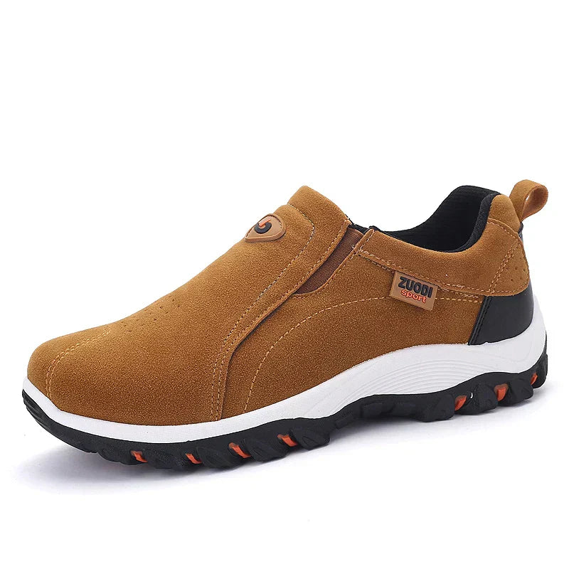 Elmin - Herren Slip-On Outdoor-Schuhe Braun