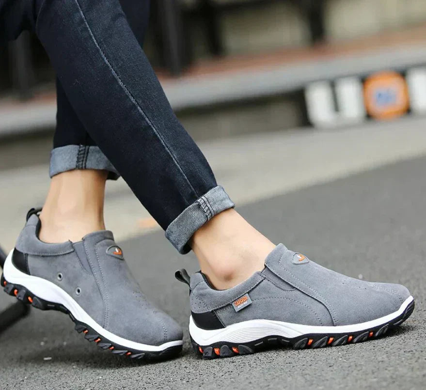 Elmin - Herren Slip-On Outdoor-Schuhe Grau 1