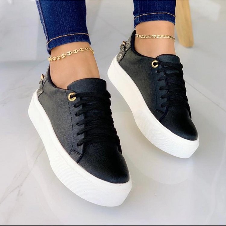 Emiliana - Sommer Sneaker Damen Schwarz