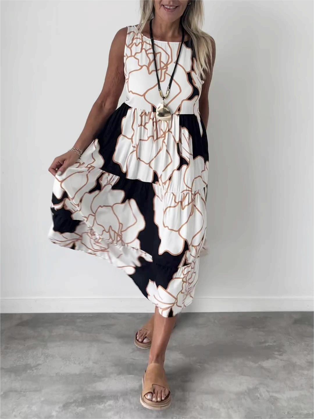 Faralda - Elegantes Kleid Weiß
