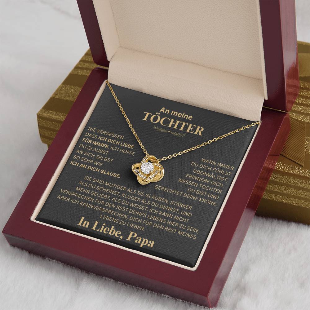 Gift for daughter "Never forget that I love you" necklace from Dad10