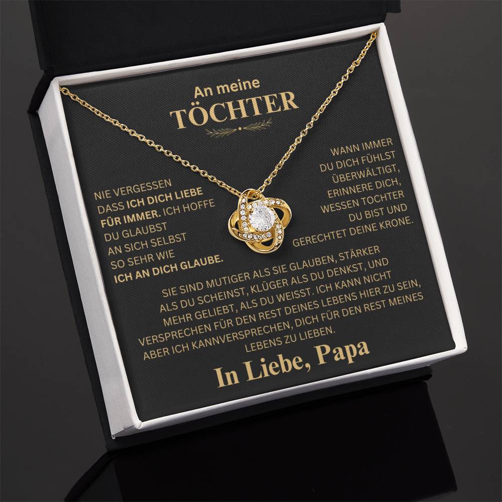 Gift for daughter "Never forget that I love you" necklace from Dad7