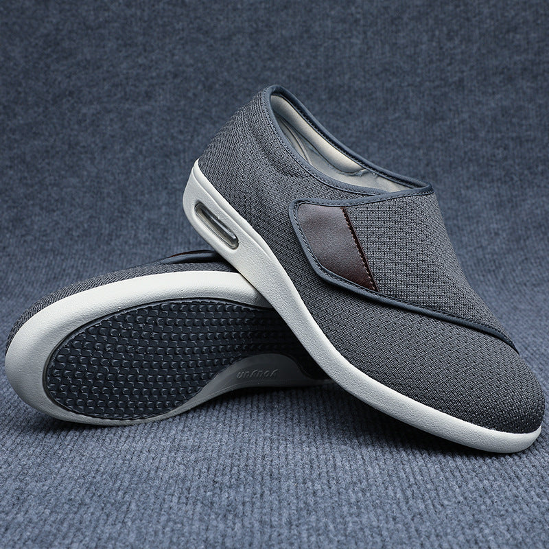 Flavie - Bequeme breite Diabetikerschuhe Grau
