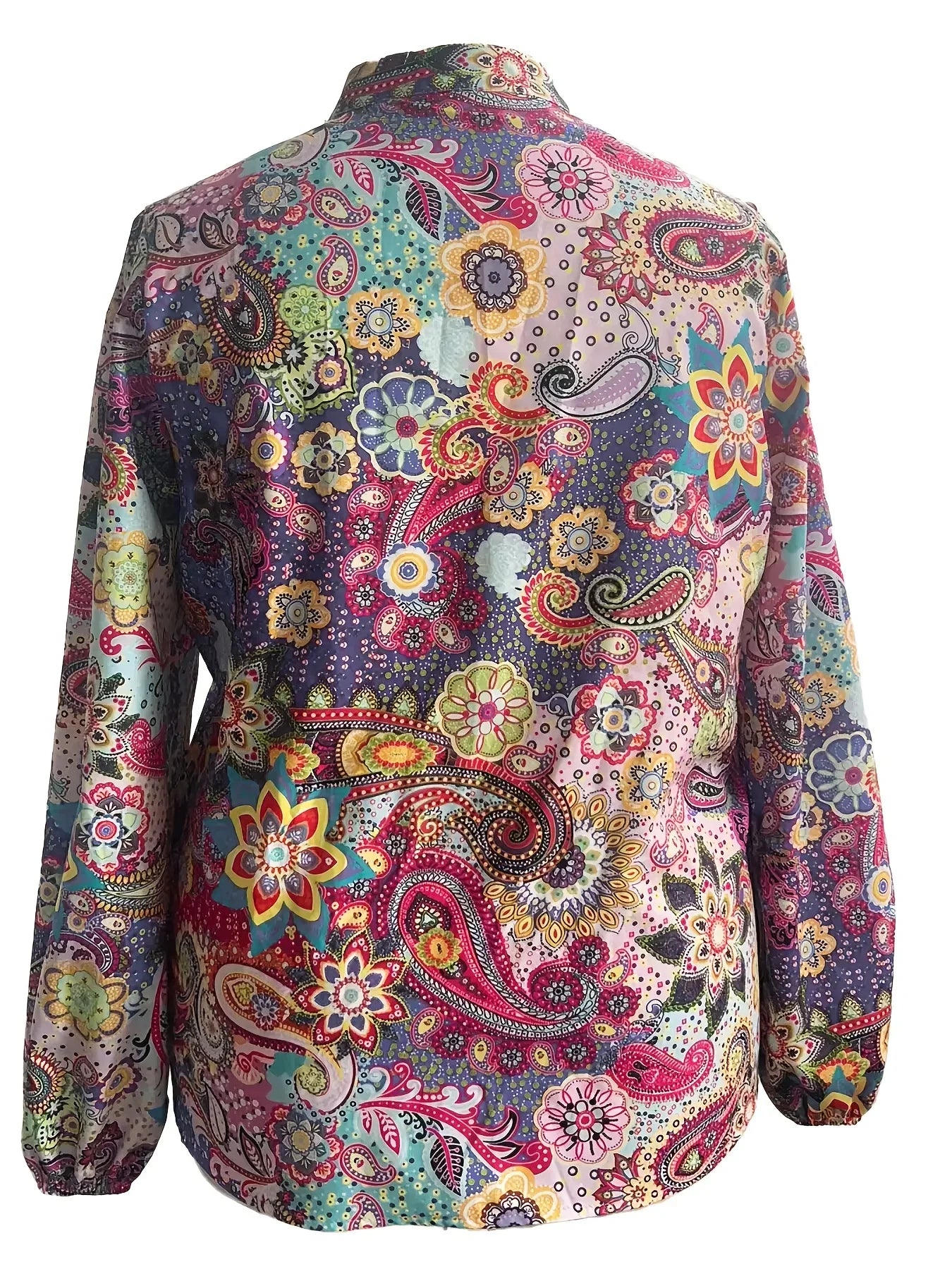 Floralia – Damen T-Shirt mit floralem Print Lila