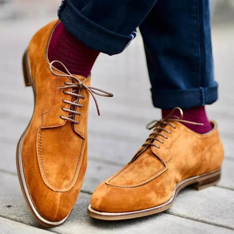 Florian – Wildleder Oxford Schuhe Herren Wingtip Klassisch 2
