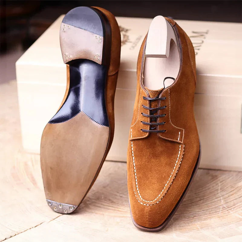 Florian – Wildleder Oxford Schuhe Herren Wingtip Klassisch 4