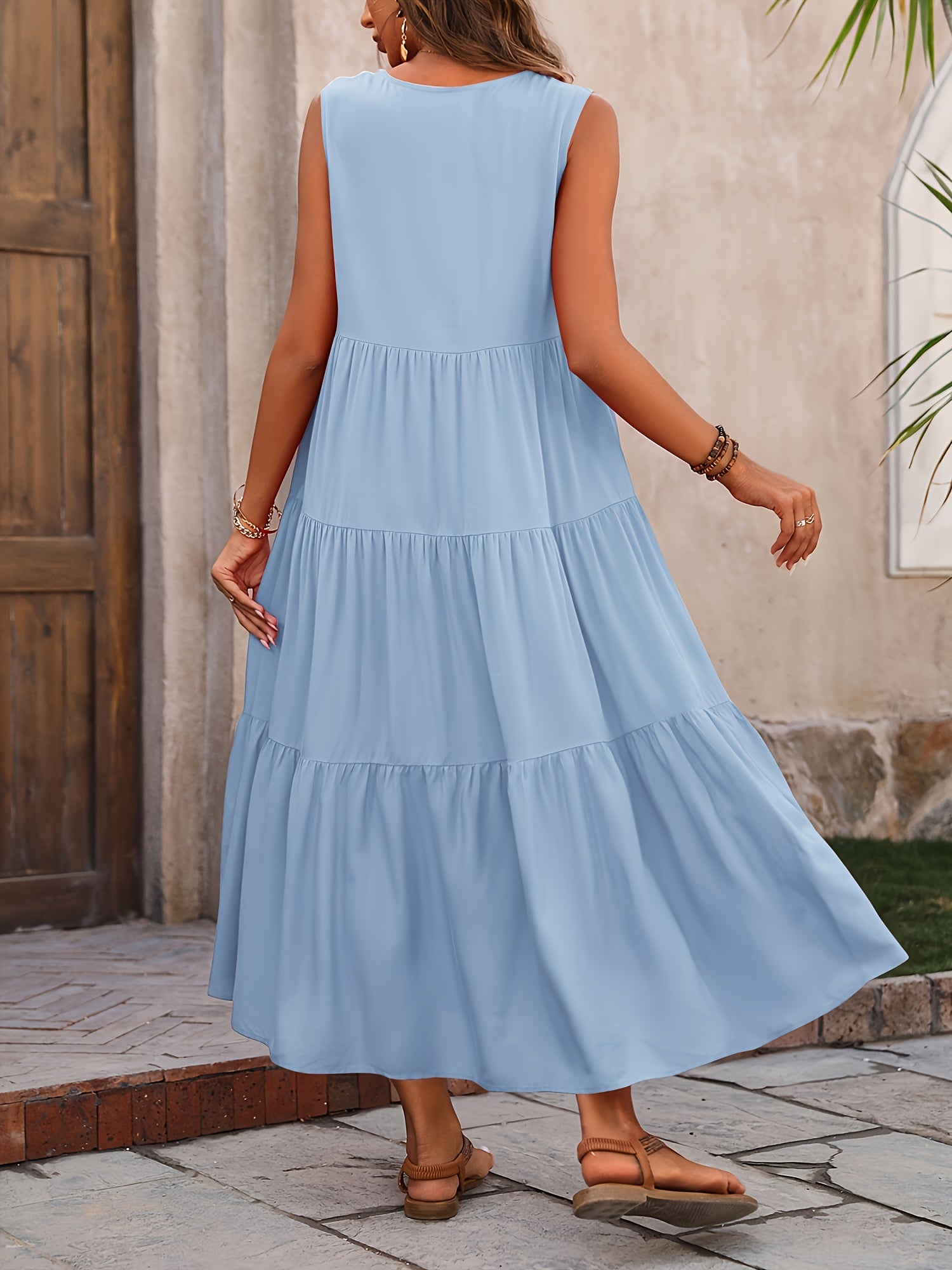 Franca – Ärmelloses Layering-Kleid mit V-Ausschnitt für Damen 1