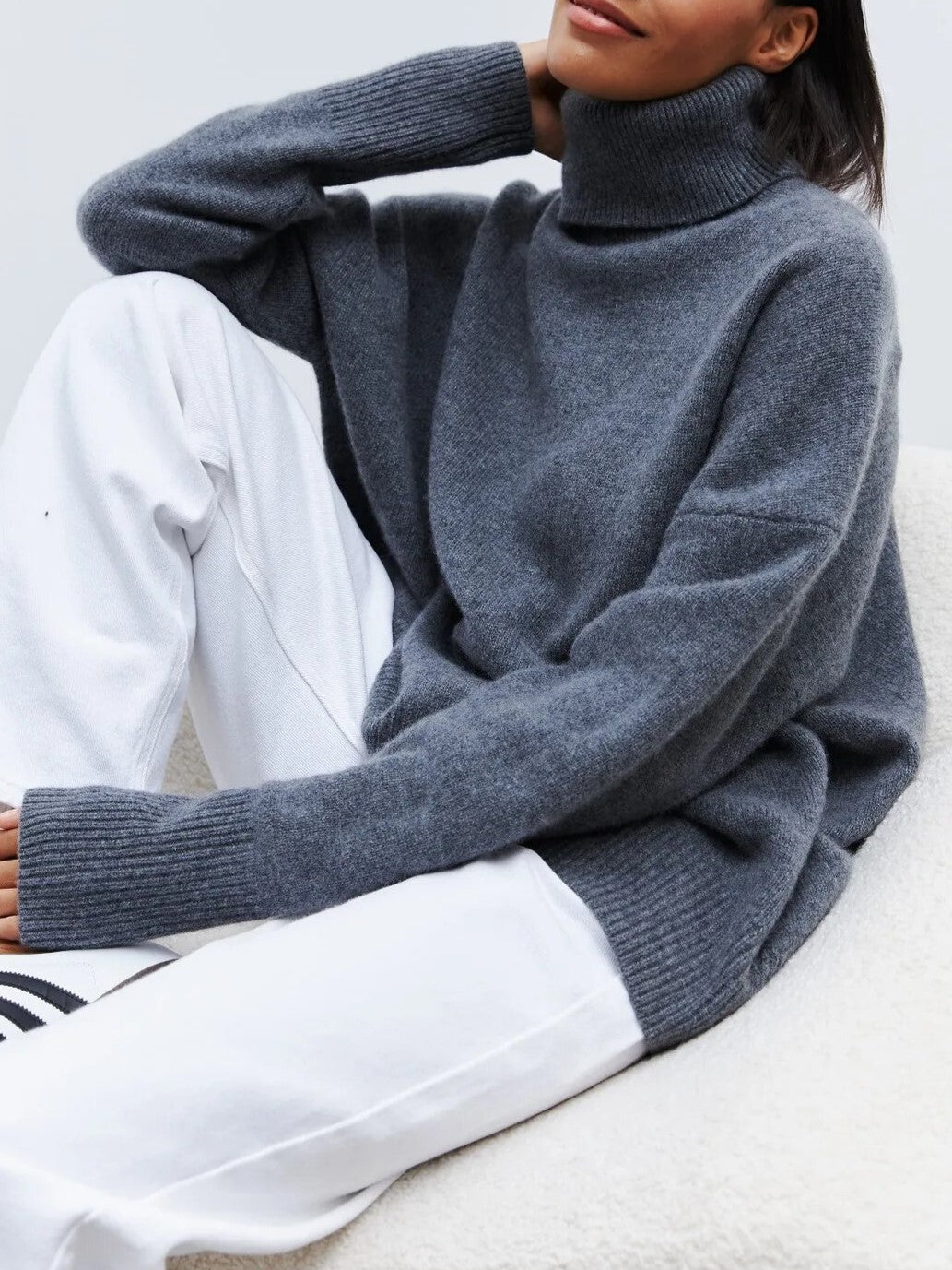 Clarissa – Rollkragenpullover Mit Lockerer Form