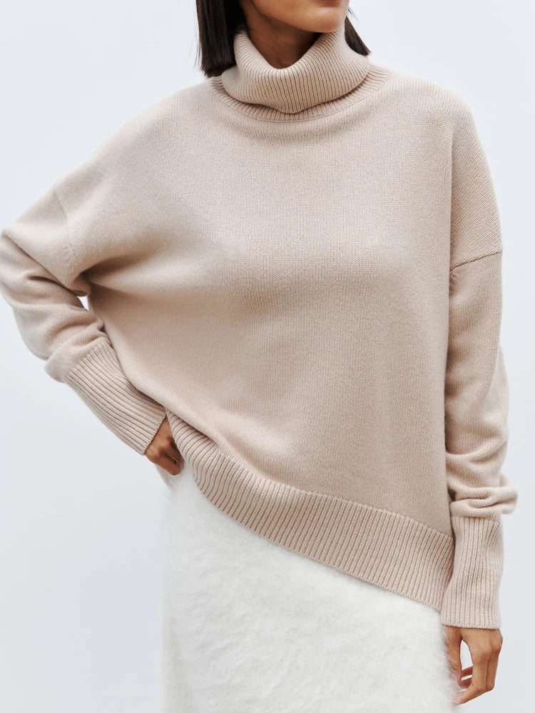 Clarissa – Rollkragenpullover Mit Lockerer Form