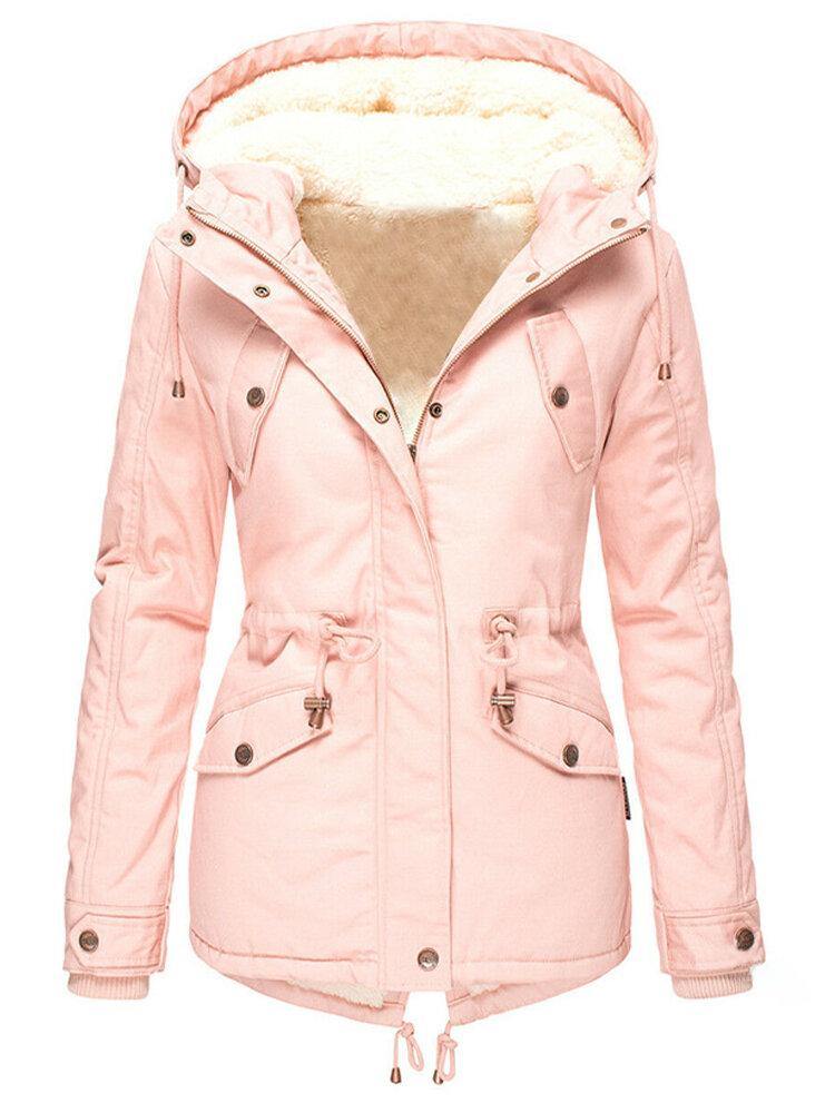 Greta - Warme und Wasserdichte Winterjacke Rosa