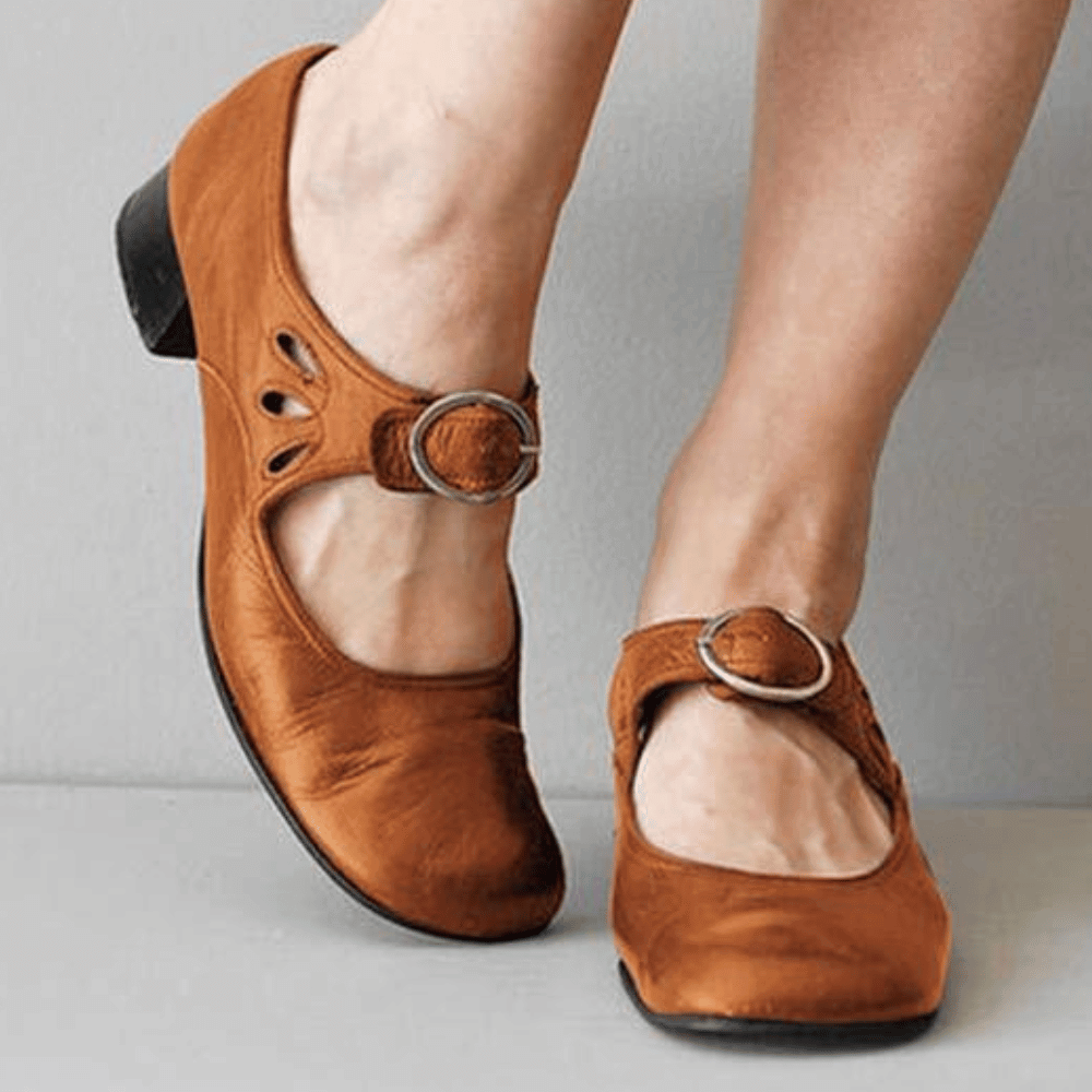 Hanna – Einzigartige Ledersandalen Braun