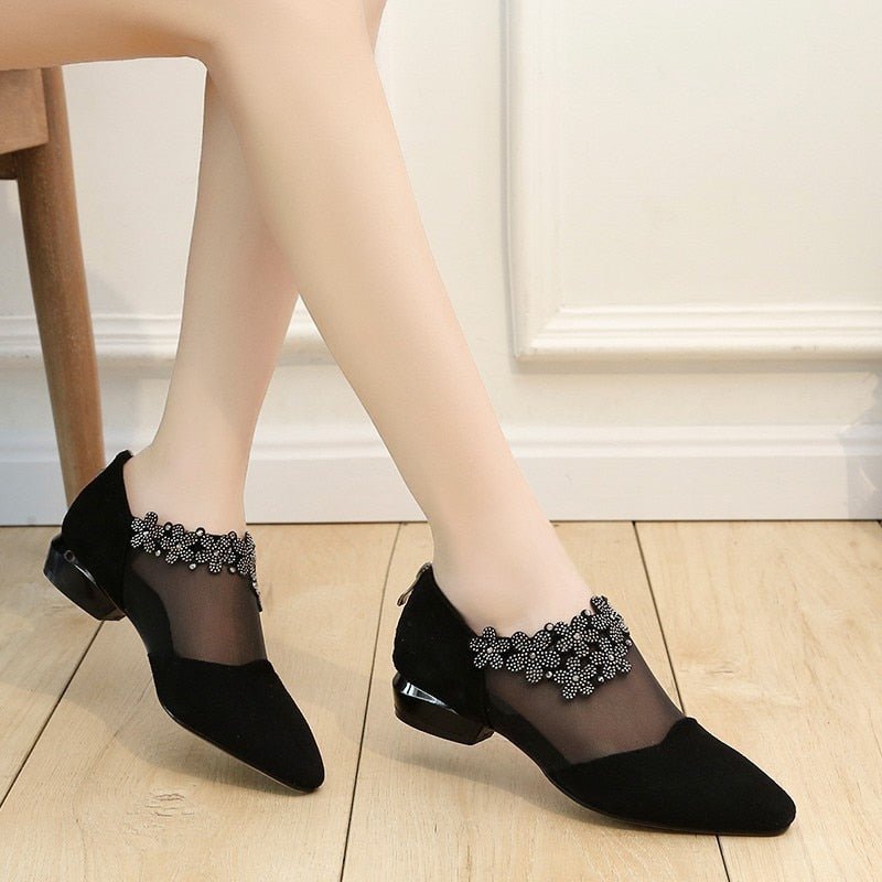 Hedda - Bequeme und stilvolle Damenschuhe mit Absatz Schwraz