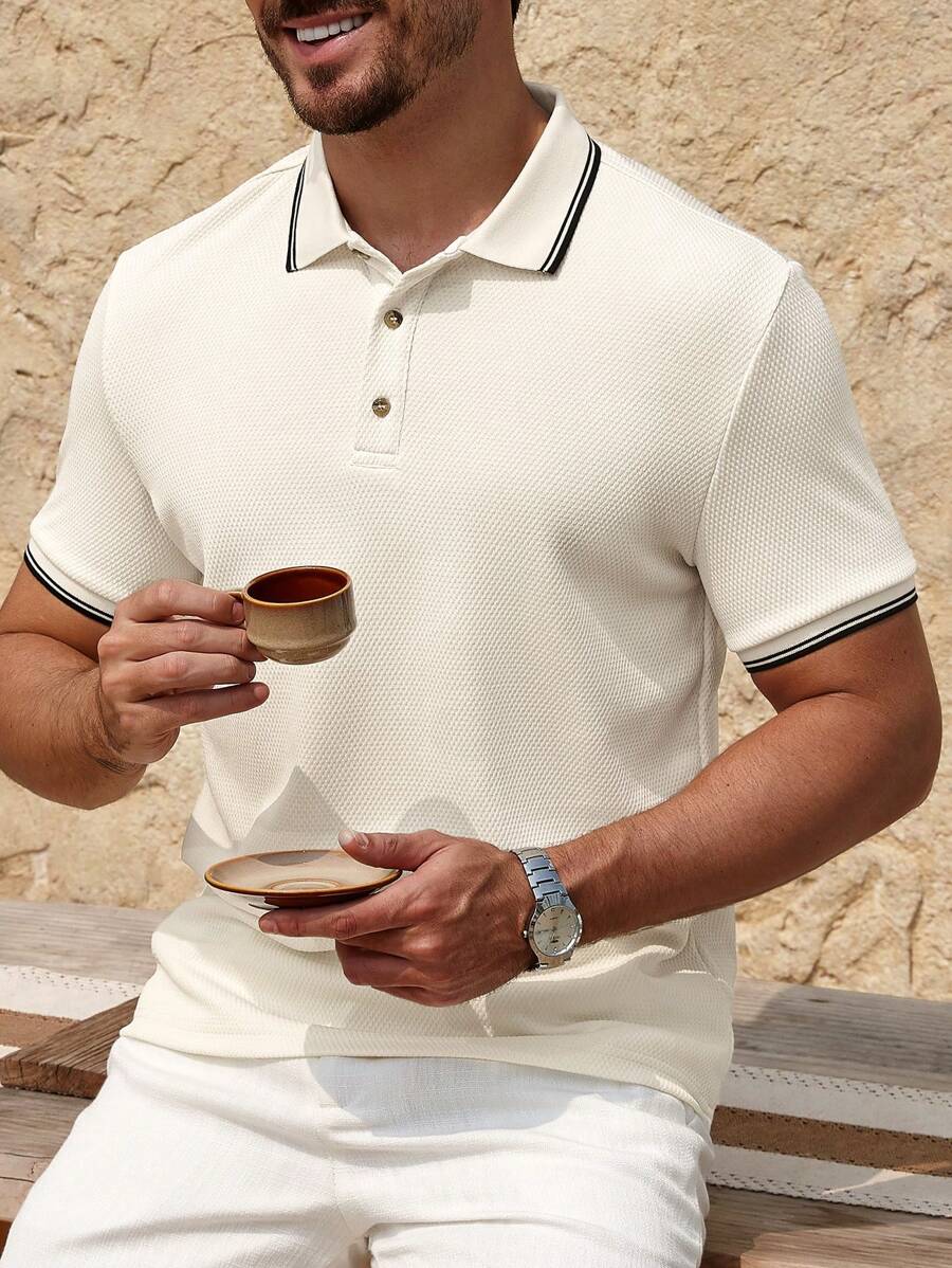 Helge – Polo Shirt Herren Kurzarm Sommer Lässig Und Modisch 1