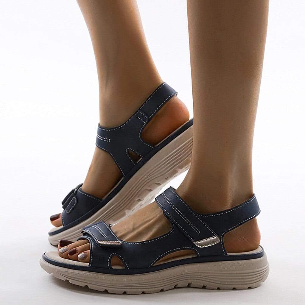 Henriette - Orthopädische Sandalen für Damen – verstellbare Riemen für optimalen Komfort Schwarz 2