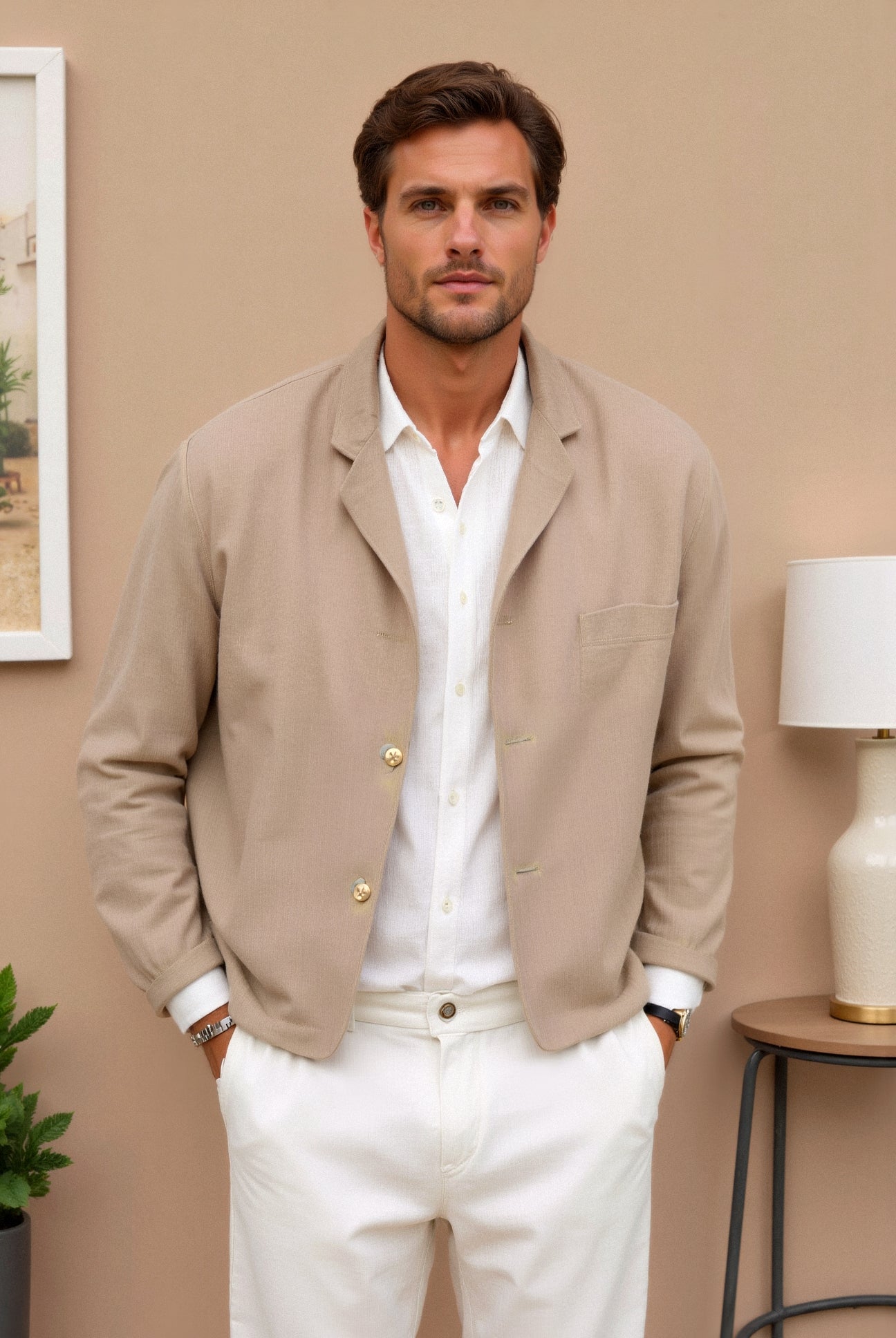 Nico - Leichte Herrenjacke im minimalistischen Casual-Stil