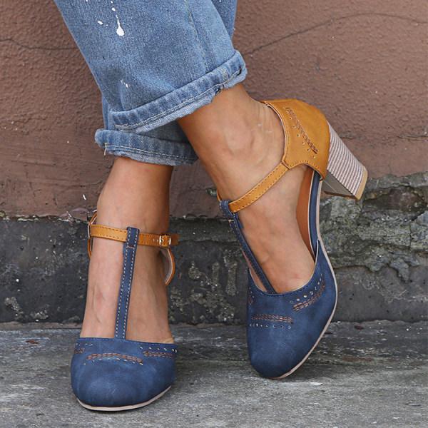 Hertha - Orthopädische High Heels Blau 2