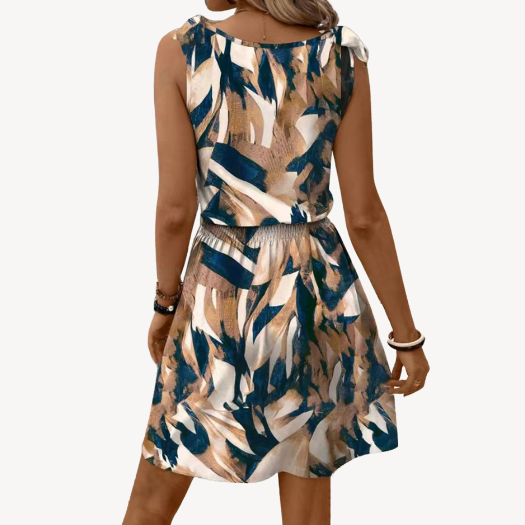 Hilaria – Damen Baumwollkleid mit Blumenmuster