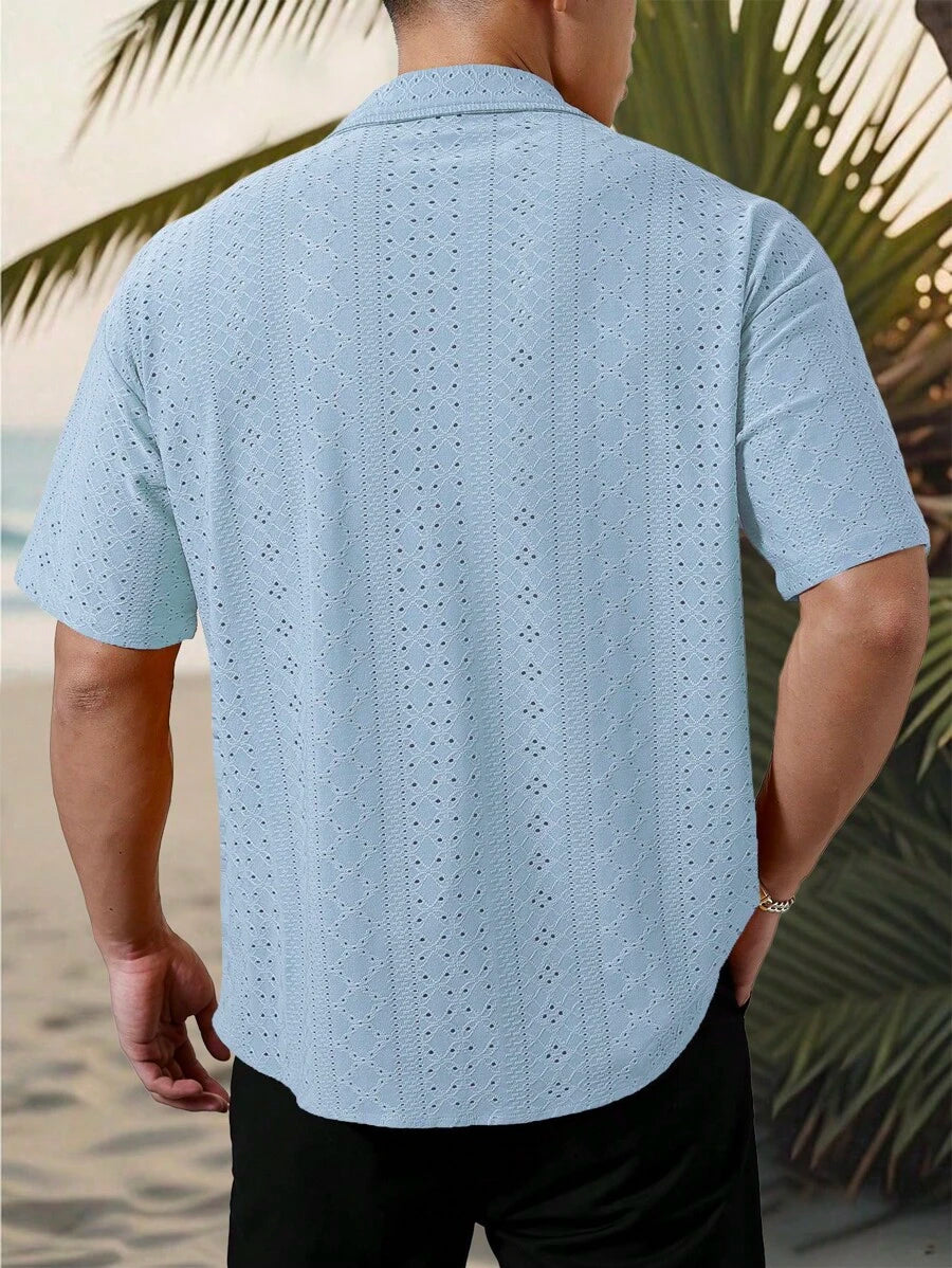 Holger – Boho Mesh Kurzarmhemd Herren Dreierpack Für Urlaub 2