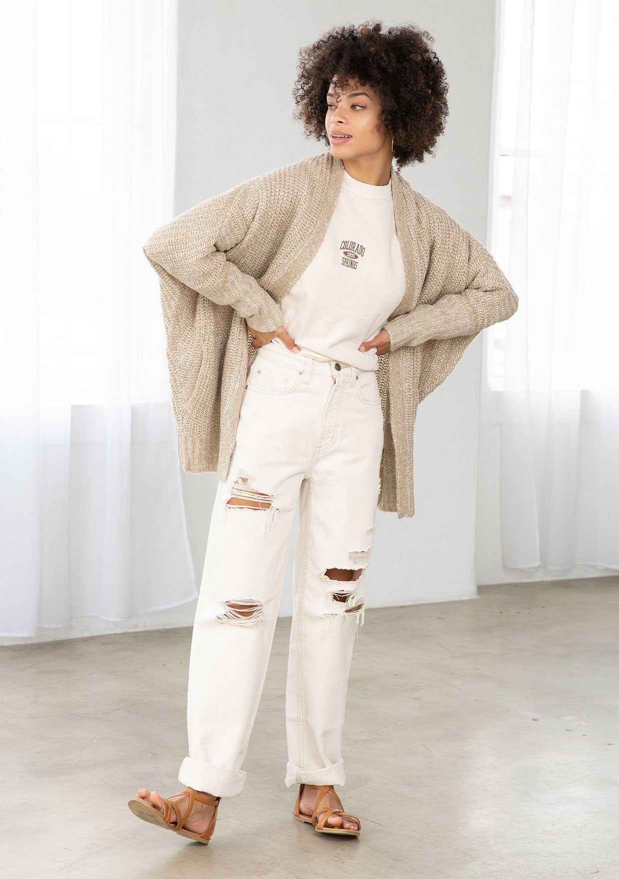 Susanne – Gemütlicher Weit Geschnittener Cardigan