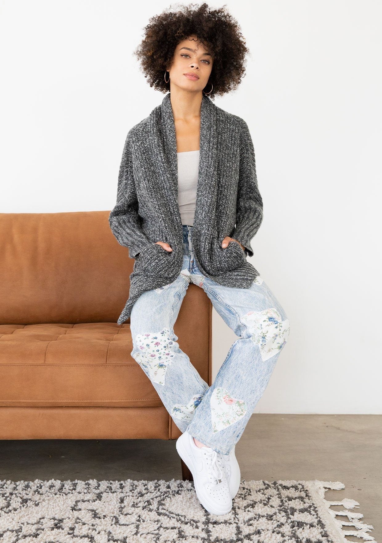 Susanne – Gemütlicher Weit Geschnittener Cardigan