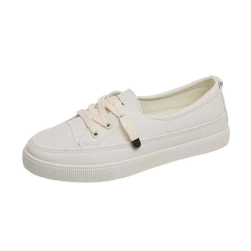 Ilaria – Flache Damen-Schnürschuhe Khaki