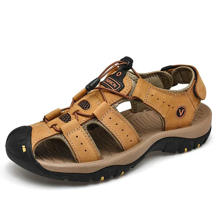 Irmo - Orthopädische Sandalen für Männer Hellbraun