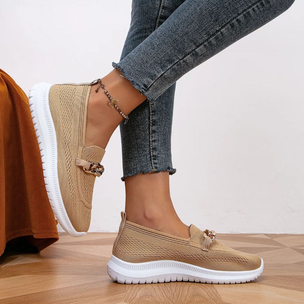 Janine - Stylische & atmungsaktive Schuhe Beige