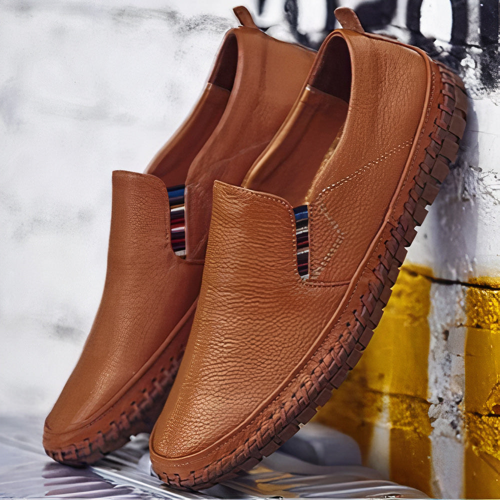 Jens - Premium Leder Loafers Herren Braun 2