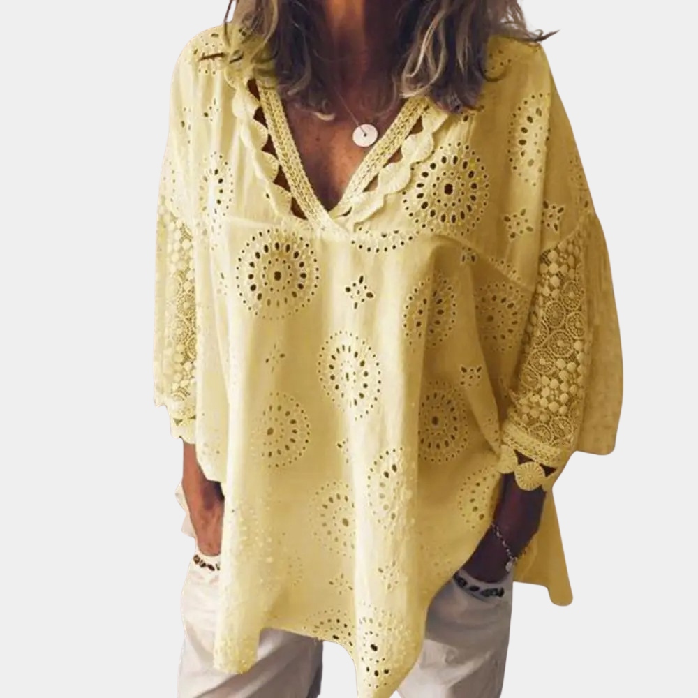 Jonelle - Stylisches Sommertop für Frauen Gelb