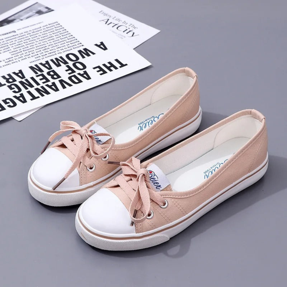 Julia - Damen Bequeme Freizeitschuhe Lässig & Leicht Rosa