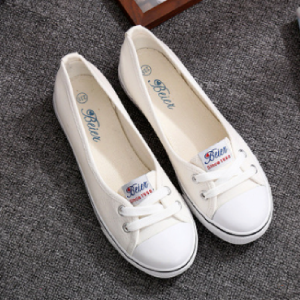 Julia - Damen Bequeme Freizeitschuhe Lässig & Leicht Weiß