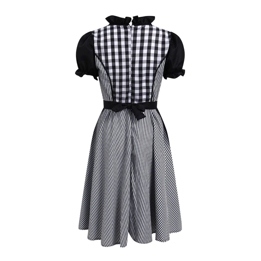 Julia – Dirndlkleid Kariert Damen Oktoberfest Stickerei Tracht 3