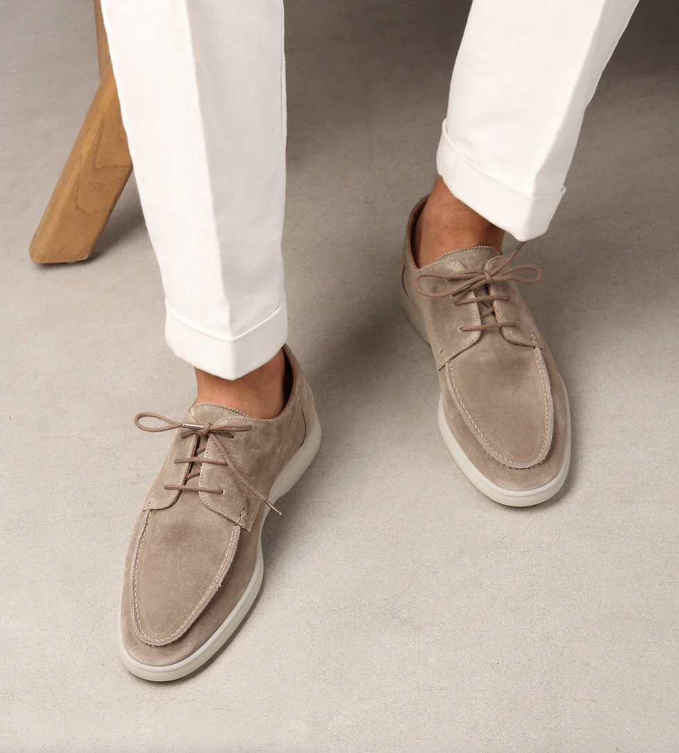 Julian - Klassische Leder Herrenschuhe Beige