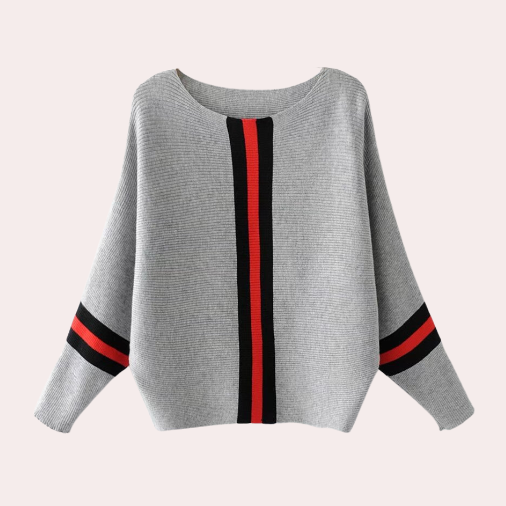 Celine – Pullover Mit Modischen Vertikalen Streifen