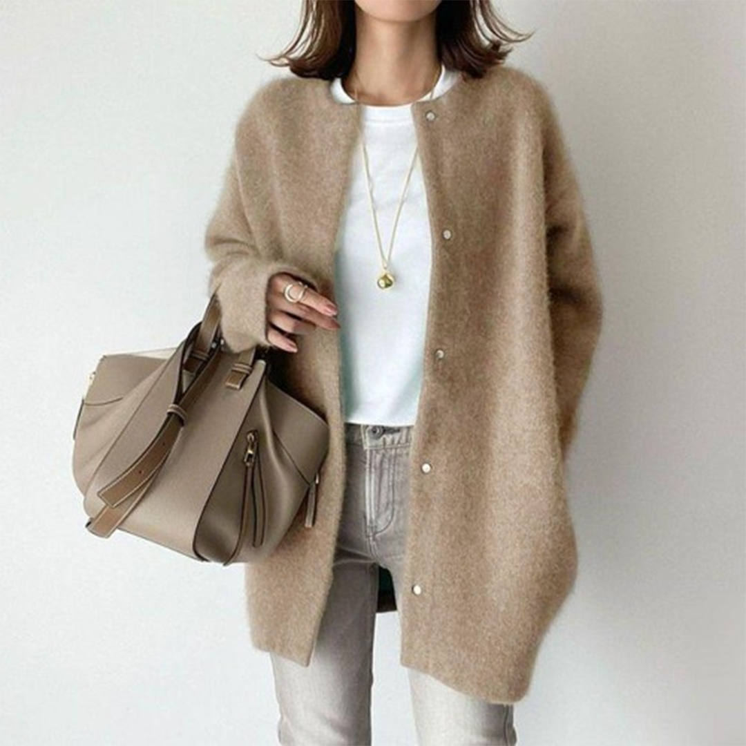 Doreen – Warmer Cardigan mit eleganten Details
